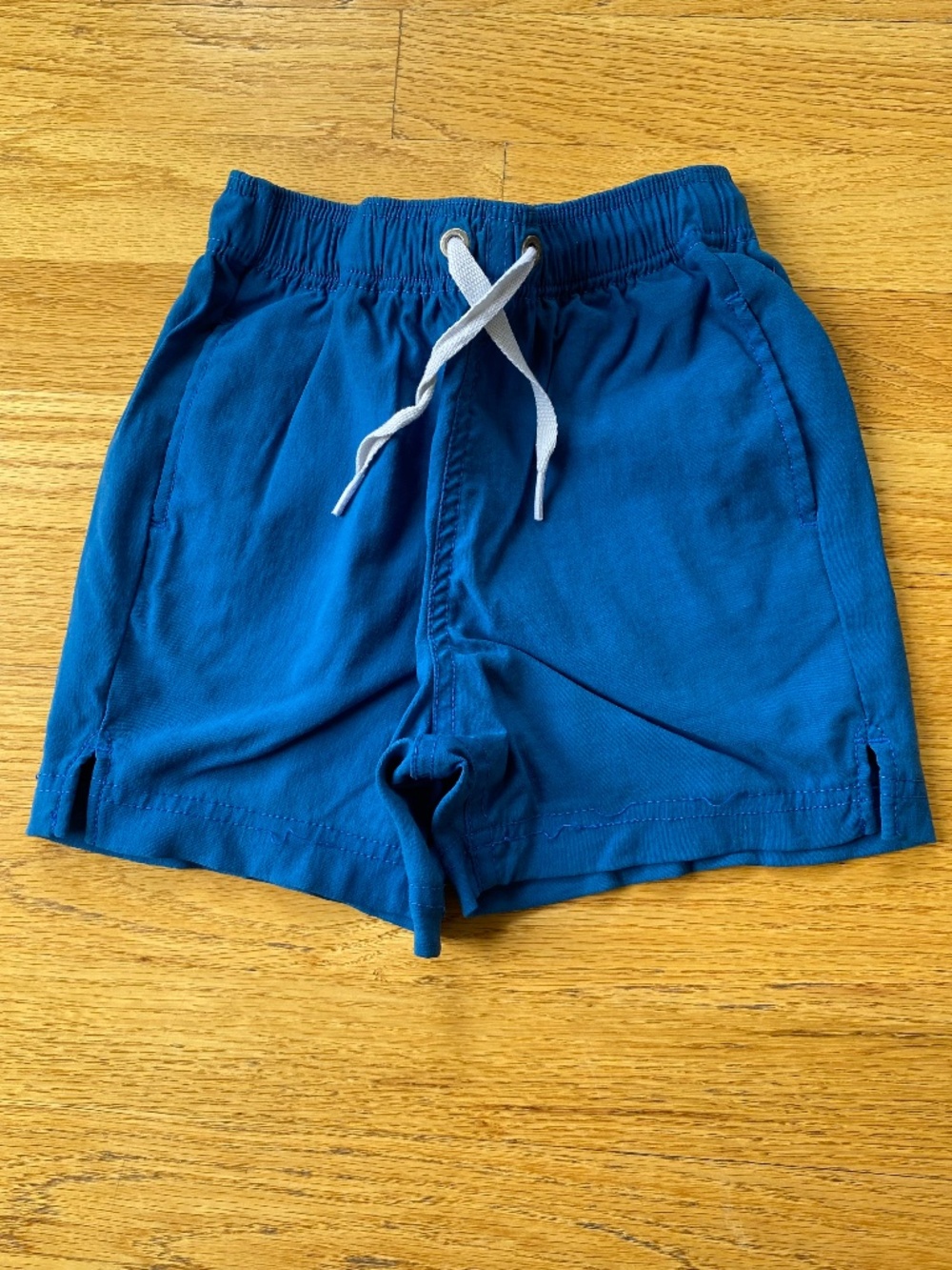 Blue synthetic shorts by Hanna Andersson